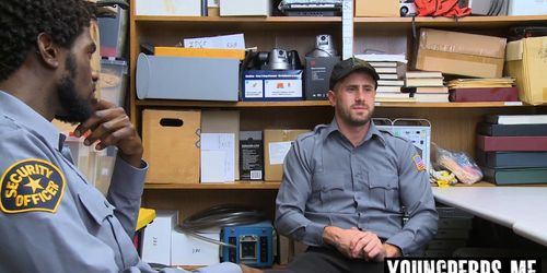 Officer caught on tape fucking perp ass fucked hardcore