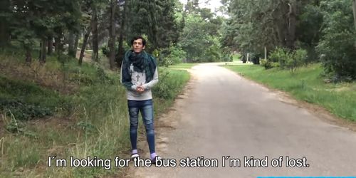 Horny latinos pickup cute twink for bareback anal sex