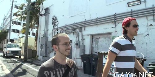 Anal sex after fellatio