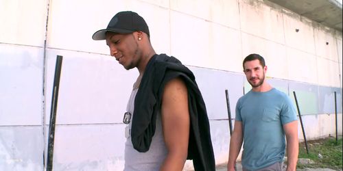 Black and white gay sex