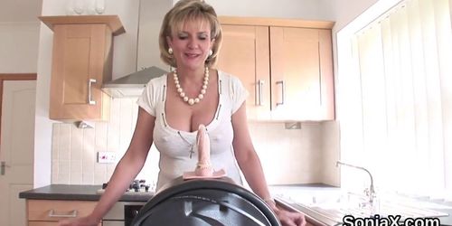 Unfaithful british milf lady sonia presents her oversiz