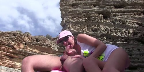 Wild Tourists Have Mountain Anal Sex