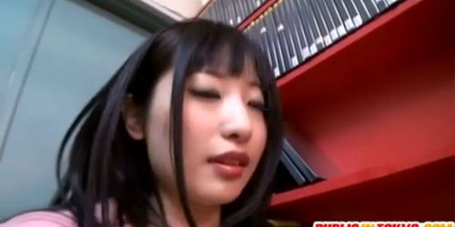 Japanese teen loves to fuck in public