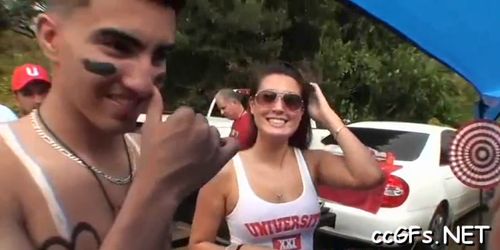 Sporty teen is a perfect sucker