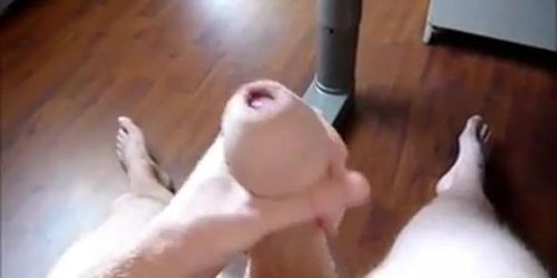 Uncut peeling back with huge head