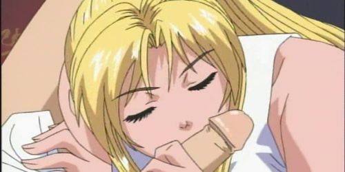 Hentai blondie sucks