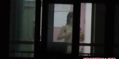 Window Voyeur Chinese Neighbor Tits