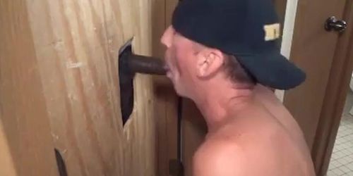 Sucking Black Cock At The Glory Hole