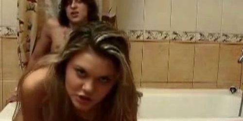 Amateur college couple sex in the bathroom she swallows