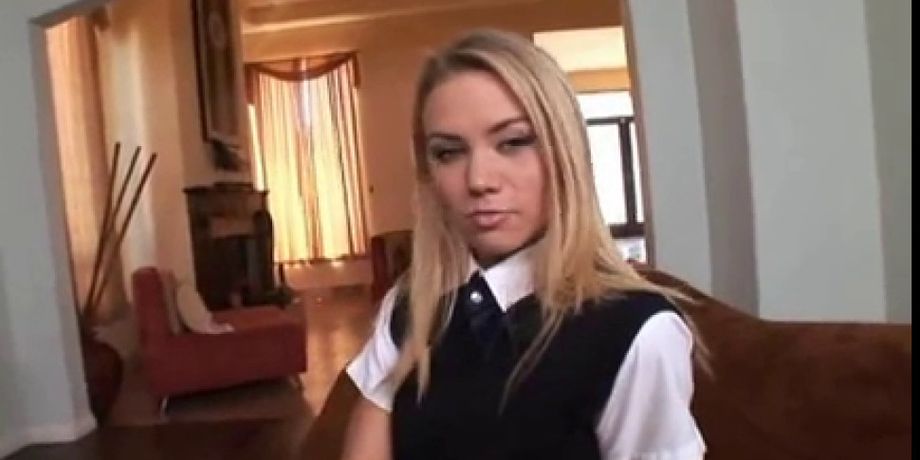 920px x 460px - Hot blonde in college uniform fucked EMPFlix Porn Videos