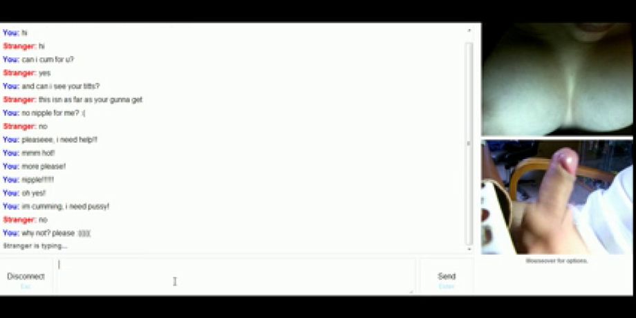 Omegle - cum on her titts EMPFlix Porn Videos