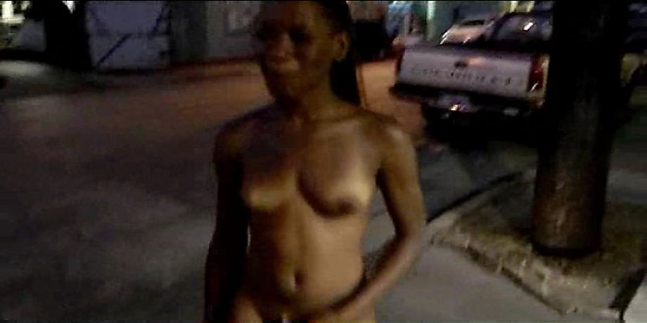 Black Girl Nude Public