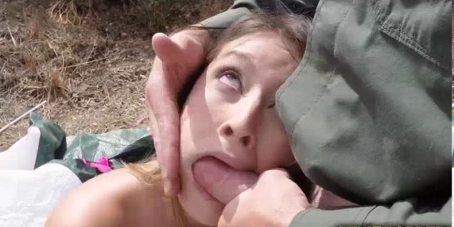 Lovely Latina Sophia Torres gets caught by the border police officers