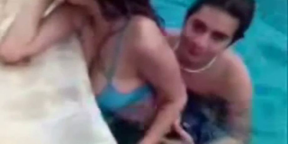 girl groped in backyard pool EMPFlix Porn Videos