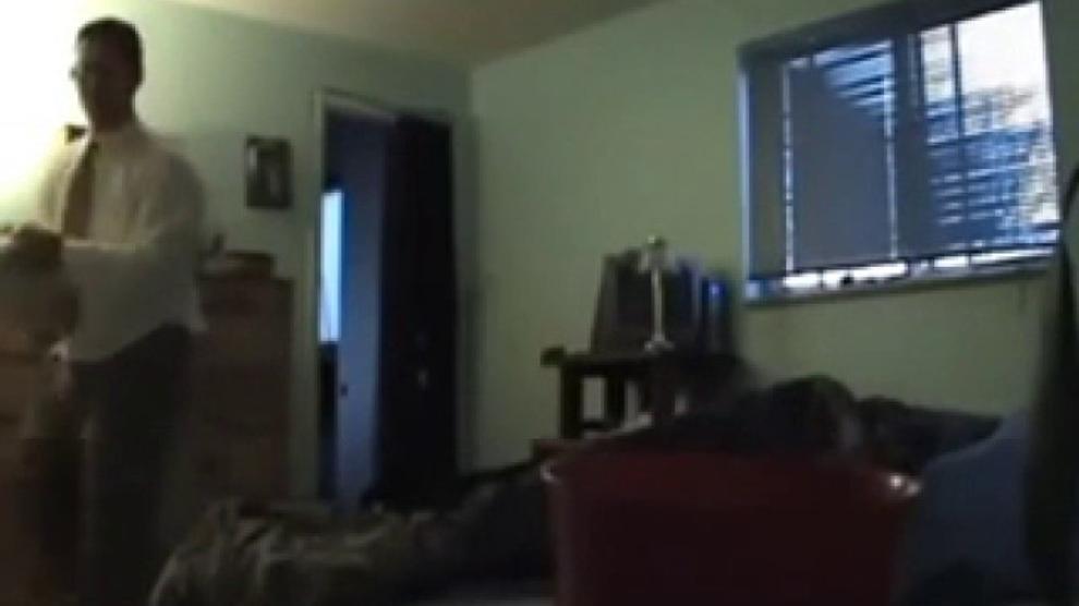 Hidden camera caught husband cheating on his wife